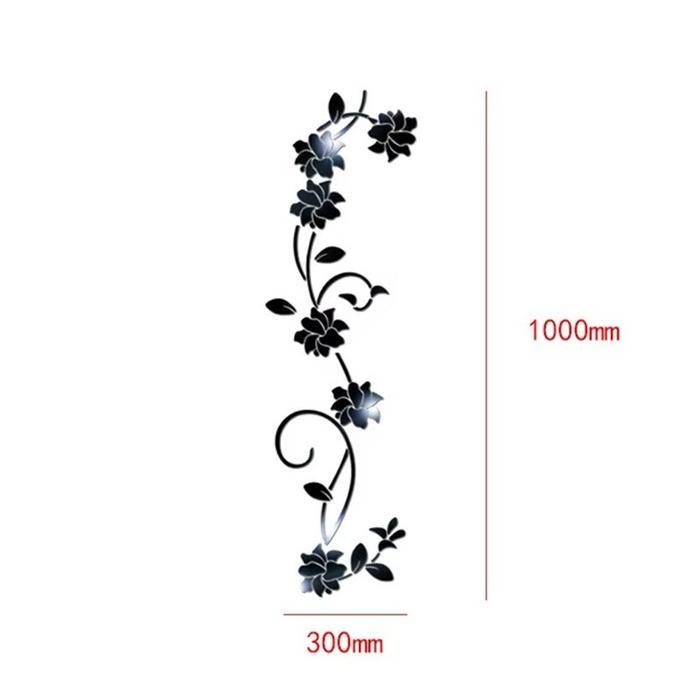 Rumah Ruang Tamu 3d / Stiker Dinding Decal Mural / Diy Acrylic Efek Cermin /Mural Decal Dekorasi Rum