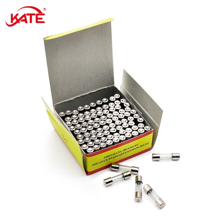 100 Buah/Set 5X20Mm 0.5A 1A 5A 10A 20A 250V Cepat Fusible Kaca Tabung