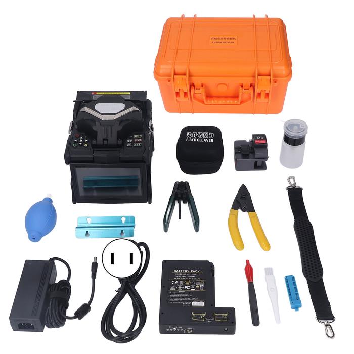 Optic Fiber Fusion Splicer Set Automatic Optic Fiber Fusion Splicer