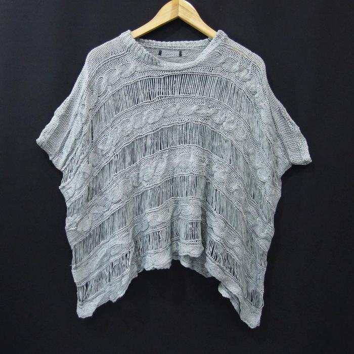 CP350 SIZE M SUPER BUTIK GRAY RAJUT TEBAL