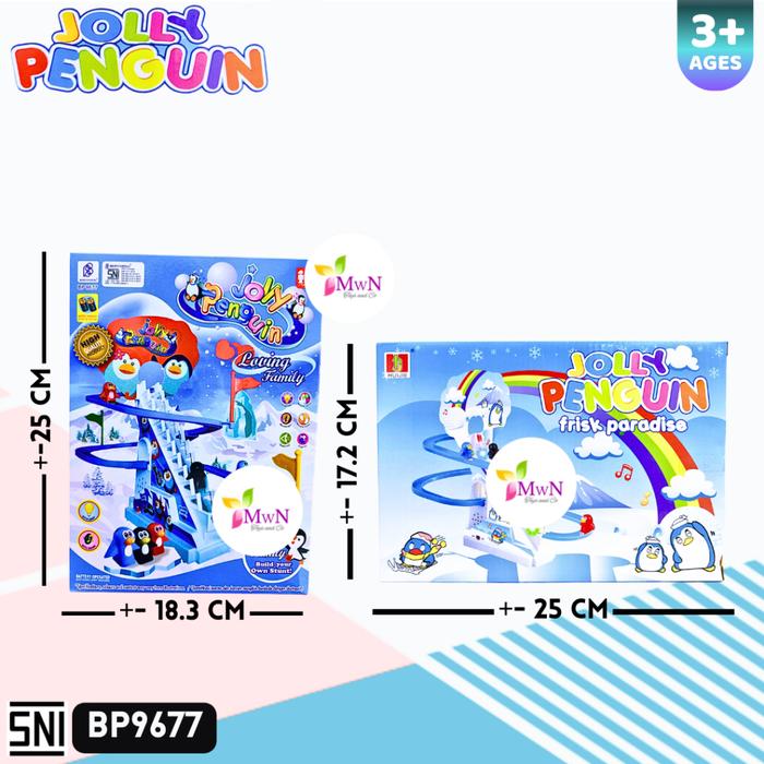 MWN.TOYS Mainan Track Jolly Peguin Tangga Frisk Paradise No.587-2