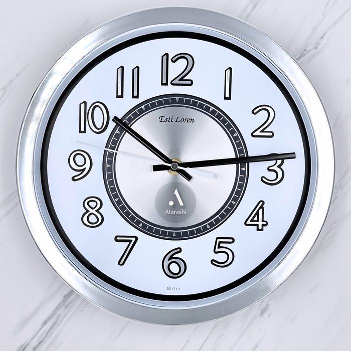 Esti Loren Wall Clock Modern Minimalist 25 cm Sweep Movement Silent