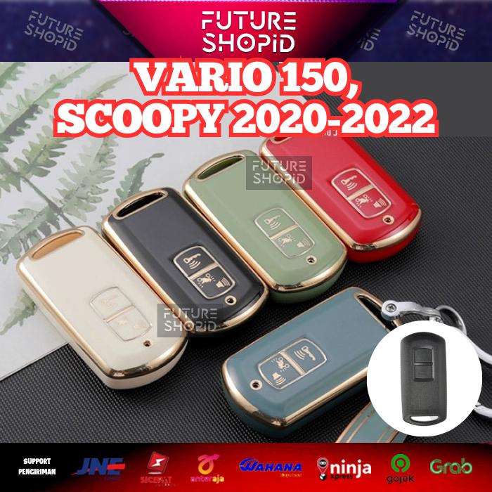 Cover Kunci Vario 150 / Scoopy 2020-2022 Bahan TPU Premium 2021 Remote Smartkey Keyless Honda REMOTE