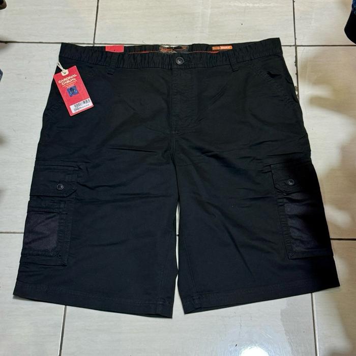 CARGO PENDEK BIGSIZE CASUAL 40-46 | CARDINAL ORI 100%