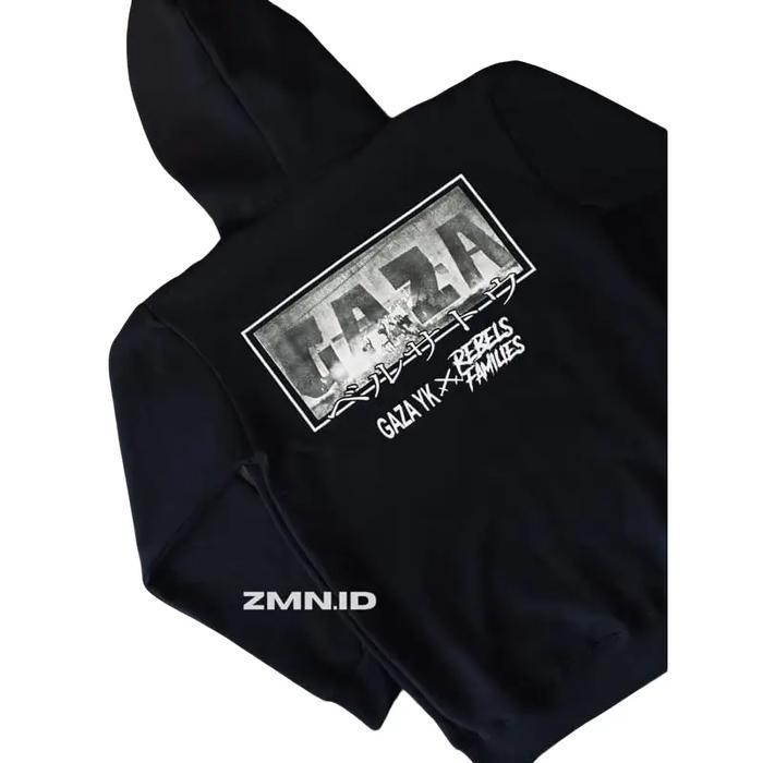 Hoodie zmn Black/ Hoodie zmn14 Hitam