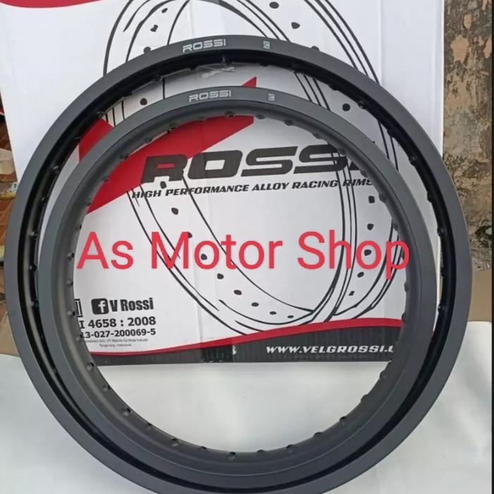 Velg Set Rossi Ring 21 - 18 Depan 160 Ring 21 Belakang 185 Ring 18 Best