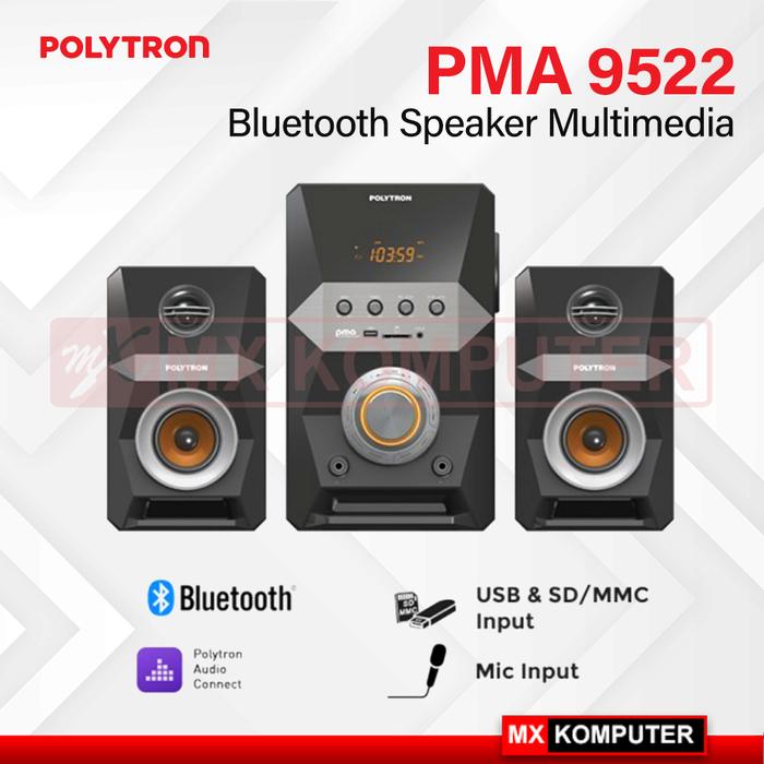 Speaker POLYTRON PMA 9522 Bluetooth Radio Karaoke