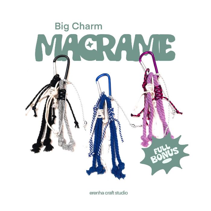 MINNIE BAG CHARM - BAG CHARM - CHARM MACRAME