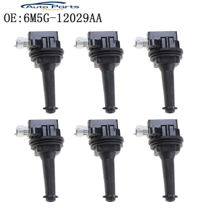 6PCS New Ignition Coil For Ford Focus Kuga Mondeo S-MAX Volvo V50 C30