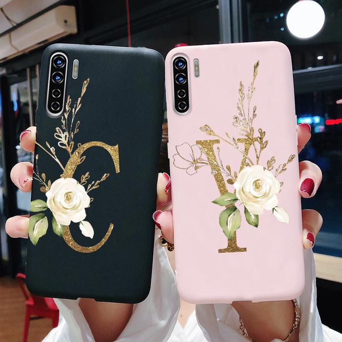 For OPPO A91 Case 6.4" For OPPO F15 Case Funda Silicone Soft Flowers