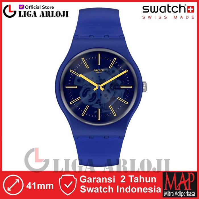 Jam Tangan Swatch Sunbrush Sky SO29N101 - Unisex Casual Analog