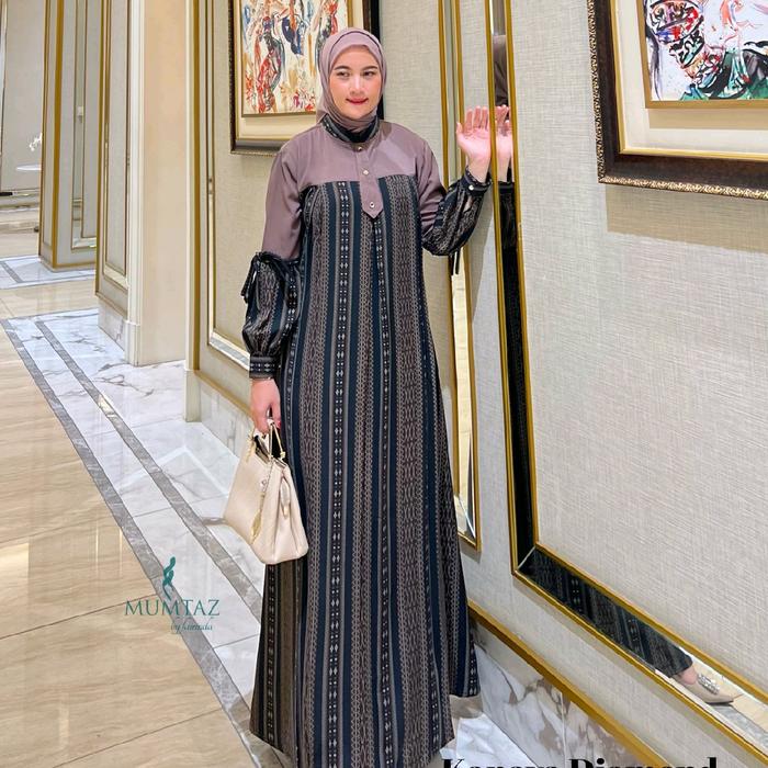 Gamis kanaya Abaya turkey mix itycrep premium lembut adem gamis casual kekinian Roza Collection