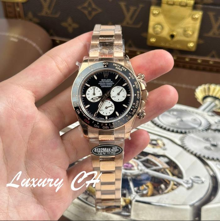 SwissRolexCosmograph Daytona Le Mans 126525LN Rose Gold Watches Weight 173 Grams QF Factory 40mm