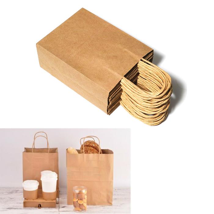 Retail Bag Kraft Paper Bags Compostable Of Recycle Paper Recyclable