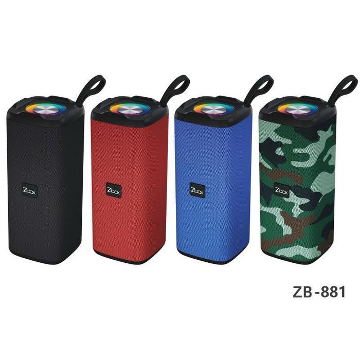 SOUND Speaker Bluetooth Zbox ZB-881+LED Super EXTRA Bass LOUDSPEAKER plus ada ijin postel resmi