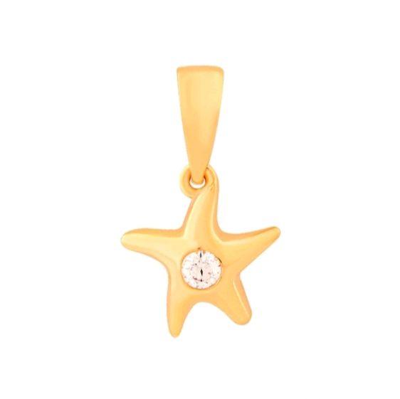 liontin 10k twinkel star gold