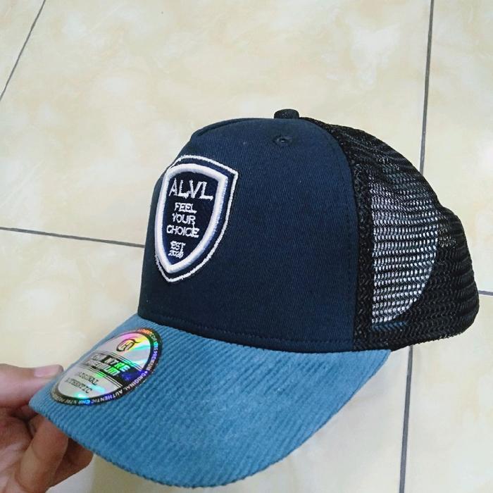topi jaring visor pendek original