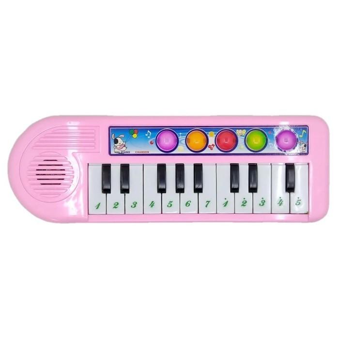 MAINAN ANAK PIANO PINK - ALAT MUSIK PIANO KEYBOARD