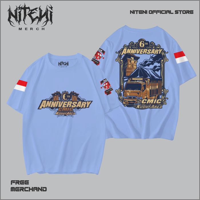 kaos truck CMIC ANNIVERSARY KUDUS 6th original kaos truck mania kaos distro truck mania CMIC indones