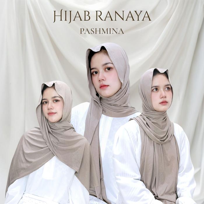 ROSEZOU Hijab Pashmina Ranaya Premium Kualitas Terbaik untuk Penampilan Syar'i Hijab Ranaya Pashmina