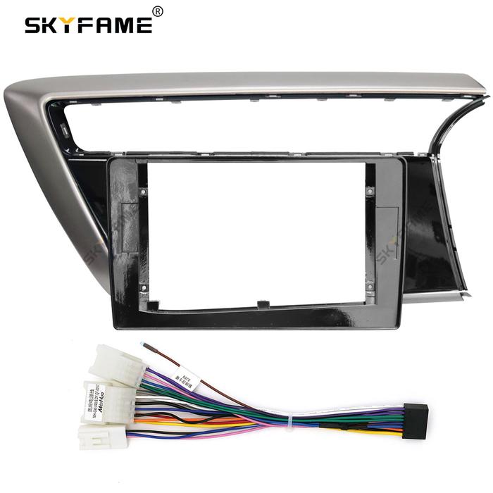 SKYFAME Adaptor Fasia Bingkai Mobil untuk Perodua Myvi 2017 + Kit