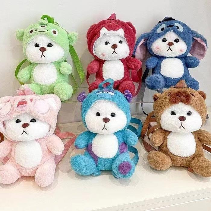 Tas Kartun Mewah Tas Mainan Beruang Lena Transformasi Sanrio Wanita Tas Berang-berang Tas Selempang