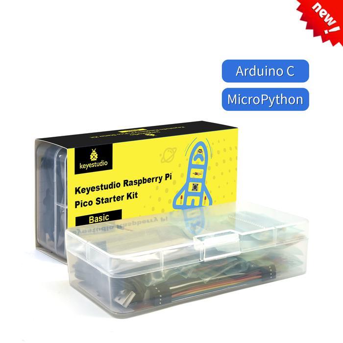 Keyestduio Raspberry Pi Pico Super Starter Kit And Learning Kit Basic Edition Support Micropython&Ar