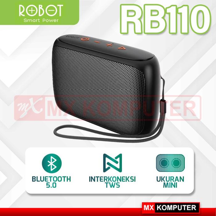 ROBOT Speaker Wireless / Speaker Bluetooth RB110 Bluetooh 5.0 Original