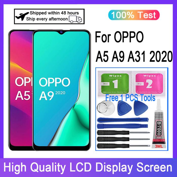Original For OPPO A5 2020 A9 2020 LCD Display Touch Screen Digitizer