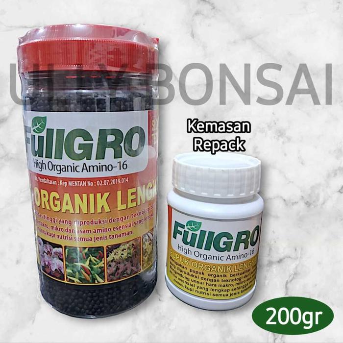 Pupuk Fullgro Organik Kemasan Repack 200 Gram Slow Release