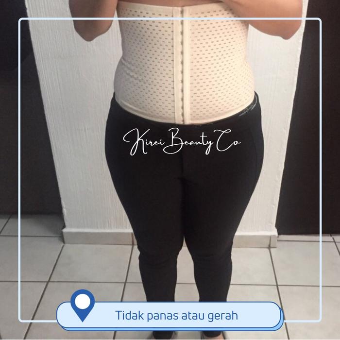 Korset KIREI BREATHABLE CORSET 25CM Korset Pelangsing Perut Buncit Pria Wanita Stagen Bengkung Melah