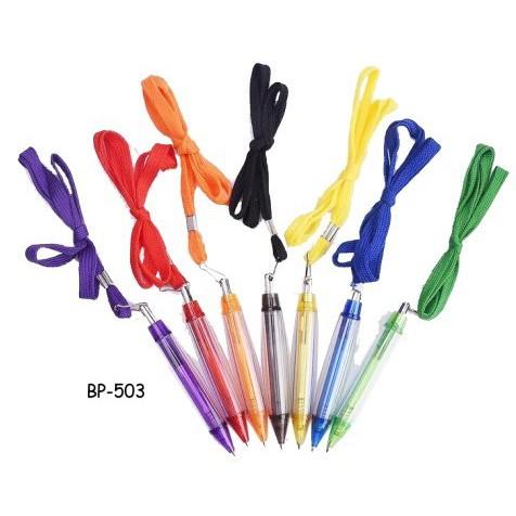 Pulpen Cabe Tali Panjang / Pena Gantung Promosi Souvenir Polos BP-503