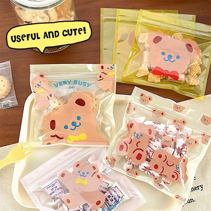 Plastik Ziplock Karakter Plastik Zipper Lucu Plastik Serbaguna Packaging