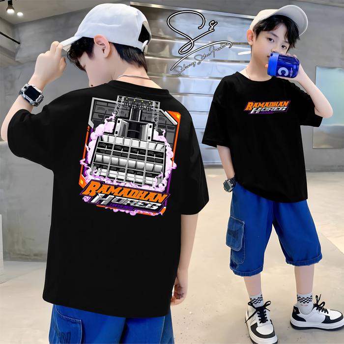 Kaos Anak Sound System Audio Ramadhan Horeg Vibes Baju Sound Sistem Engineer Speaker Sound Balap Ram