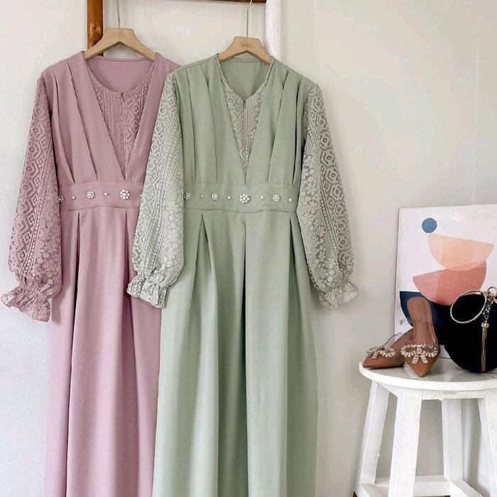 gamis  Shakila brukat Muslim