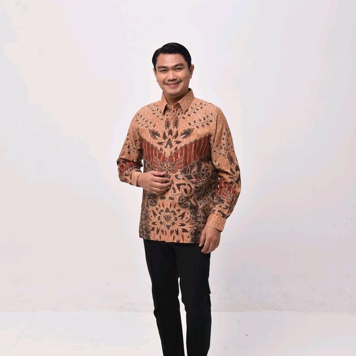 Batik Eyang Putri-Kemeja Dobby Lengan Panjang