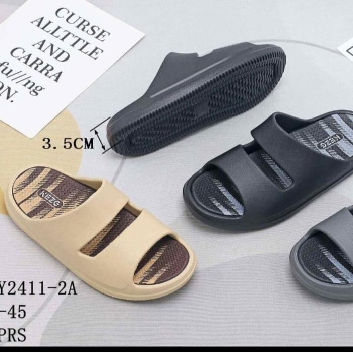 Sandal Karet Pria Murah Awet- Sandal Karet Selop