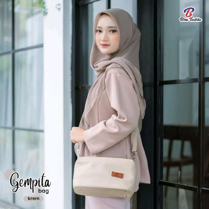 GEMPITA SLINGBAG BY BIRU TSABITA √ slingbag √ tas multifungsi √ Tas biru tsabita