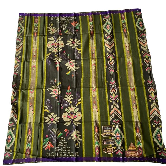 Sarung Donggala full sutra basah/becca s100 songket dewasa