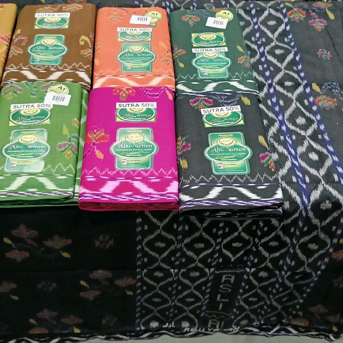 Sarung ABU YAMAN MST  SUTRA 50%