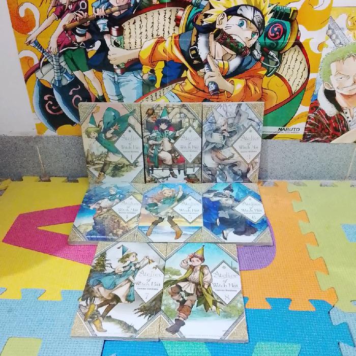 komik full set atelier of witch hat 1-8