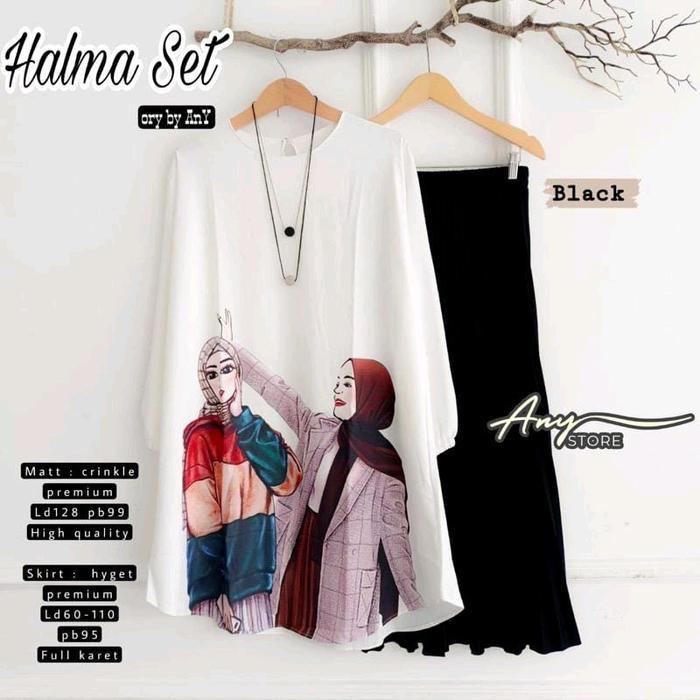 kejora SET ceruty , namira set kulot cringgkle premium Dress muslimah Gamis baju midi muslim wanita 