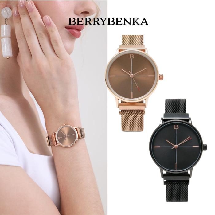 BERRYBENKA - Jam Tangan Cewek Rantai Wanita Jane Janice Irony Watches Official Women