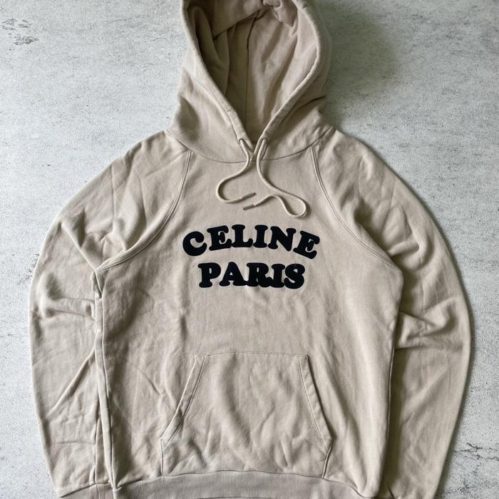 Celine Paris velvet hoodie authentic original