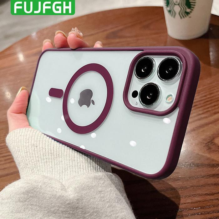 Clear Magnetic for Magsafe Wireless Charging Case For iPhone 14 13 12