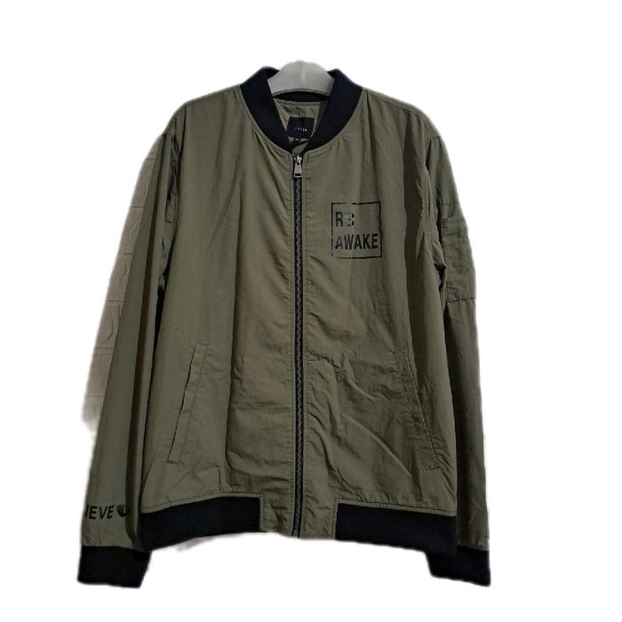 Jacket bomber UGIZ warna army Jaket Unisex