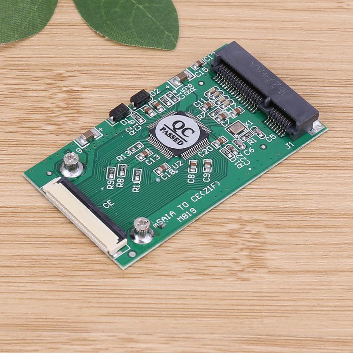 1pc Mini SATA mSATA PCI-E IPOD SSD to 40pin 1.8inch ZIF CE Converter