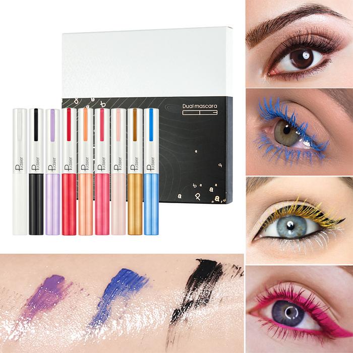 Pudaier 9 Color 4D Volume Lash Mascara Set Waterproof Eyelashes Mascara Lasting Makeup Silky Lash Ey