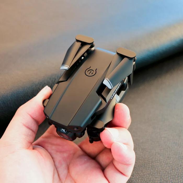 LS-XT6 Mini Folding Drone Multi rotor Dual Lens Aerial Camera