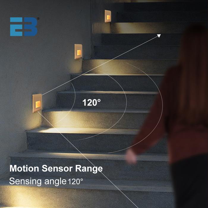 Lampu Dinding Tersembunyi Tangga Lampu Led Sensor Cahaya Langkah